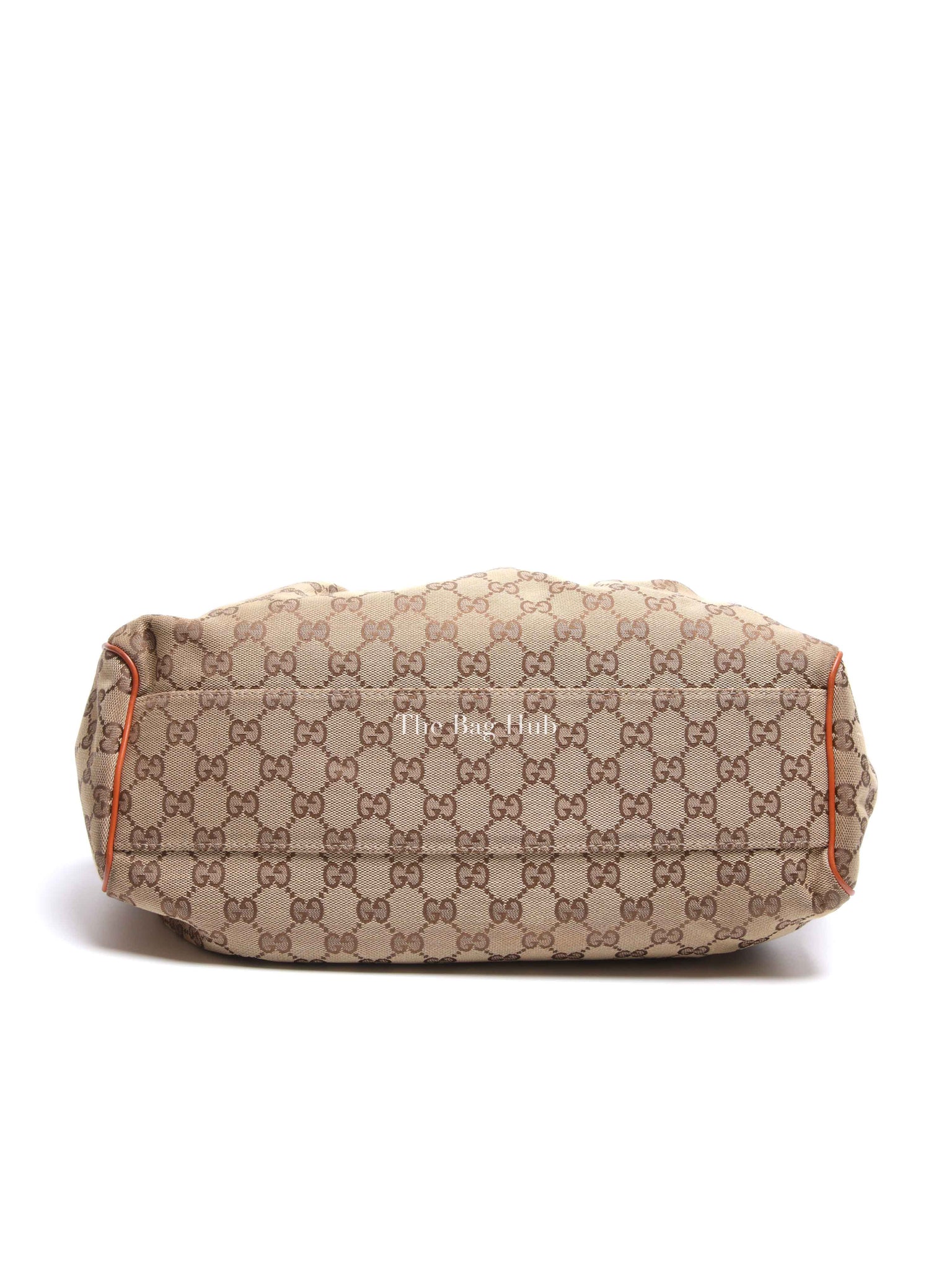Gucci Beige/Brown GG Canvas and Leather Medium Sukey Tote Bag