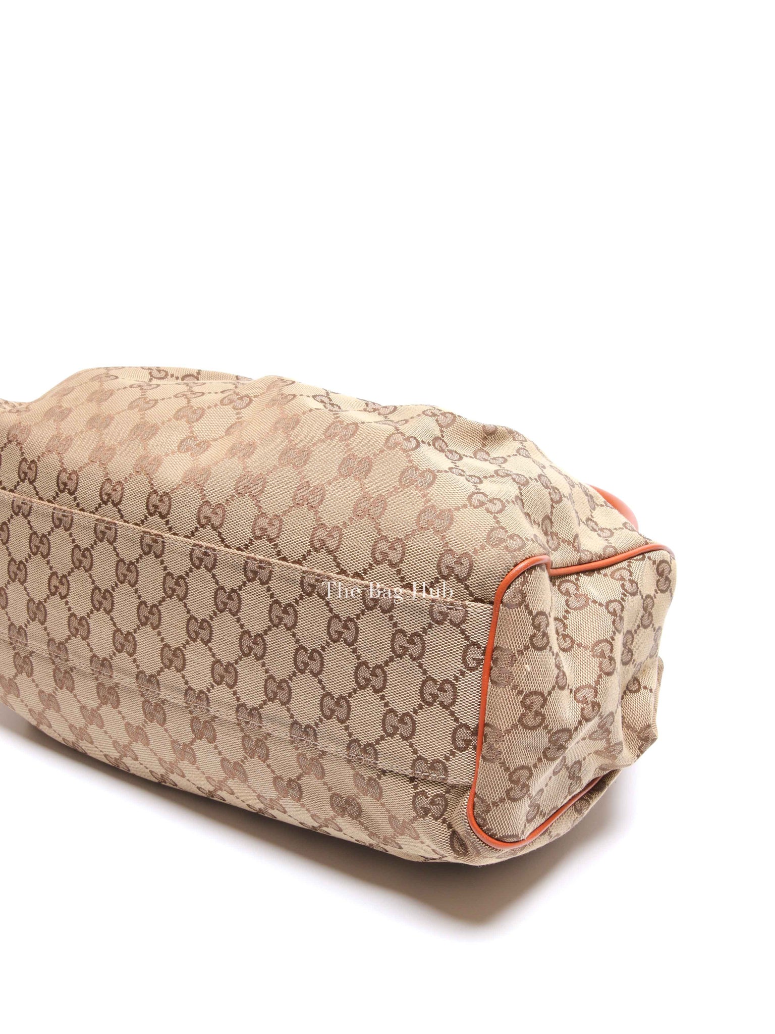 Gucci Beige/Brown GG Canvas and Leather Medium Sukey Tote Bag