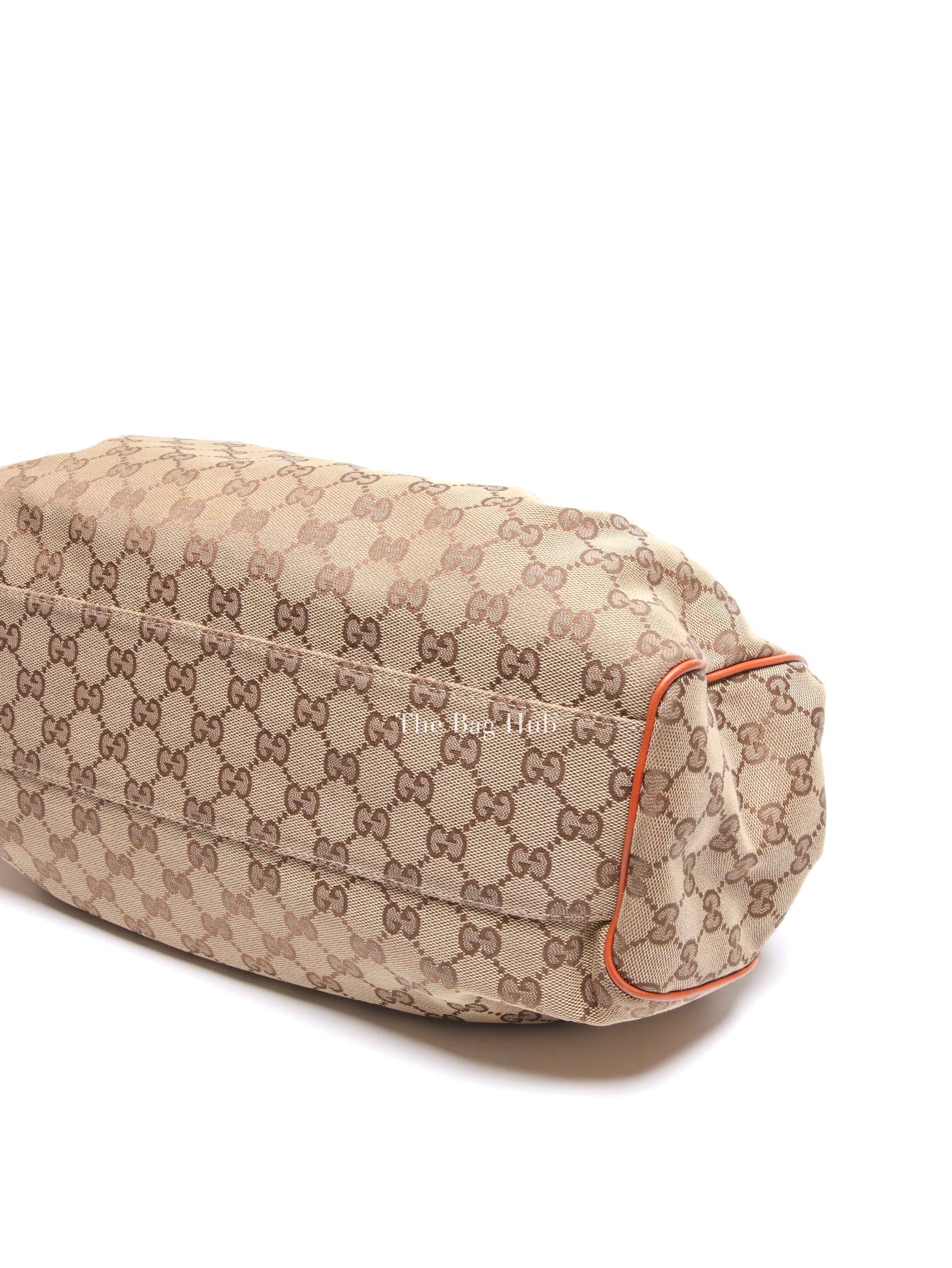 Gucci Beige/Brown GG Canvas and Leather Medium Sukey Tote Bag