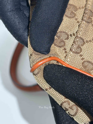 Gucci Beige/Brown GG Canvas and Leather Medium Sukey Tote Bag