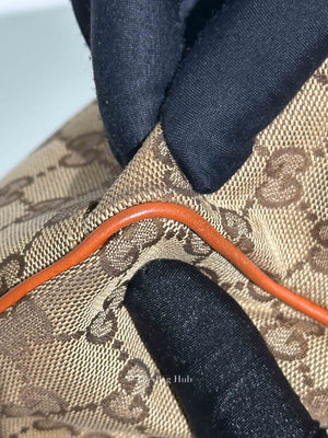 Gucci Beige/Brown GG Canvas and Leather Medium Sukey Tote Bag