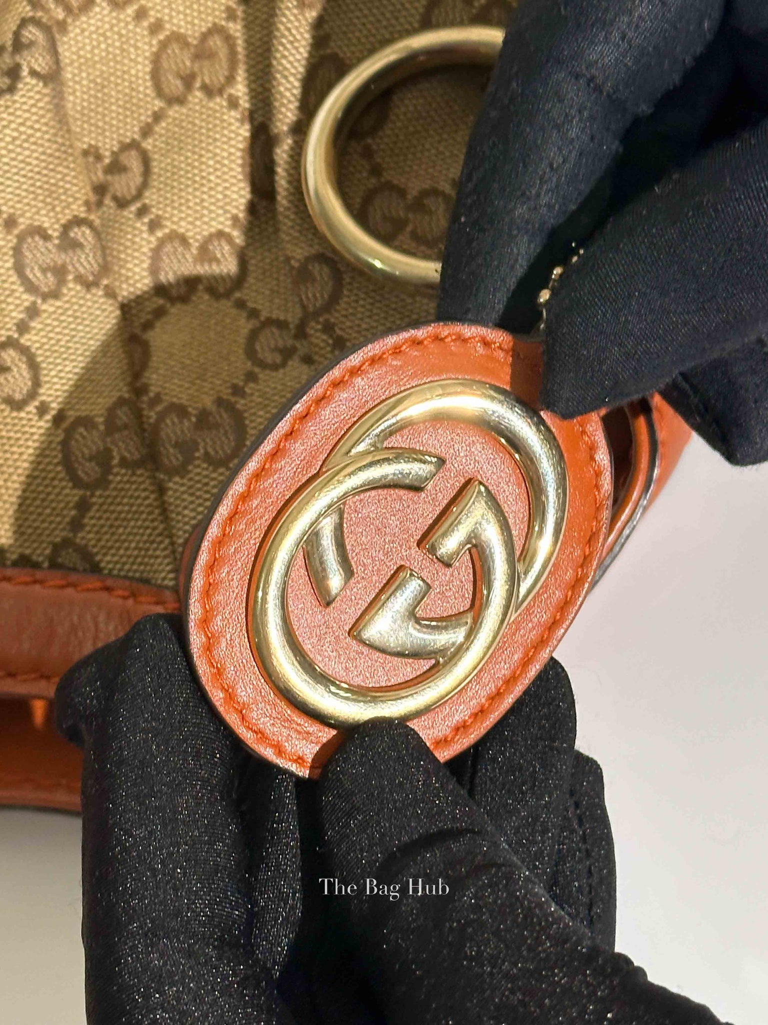 Gucci Beige/Brown GG Canvas and Leather Medium Sukey Tote Bag