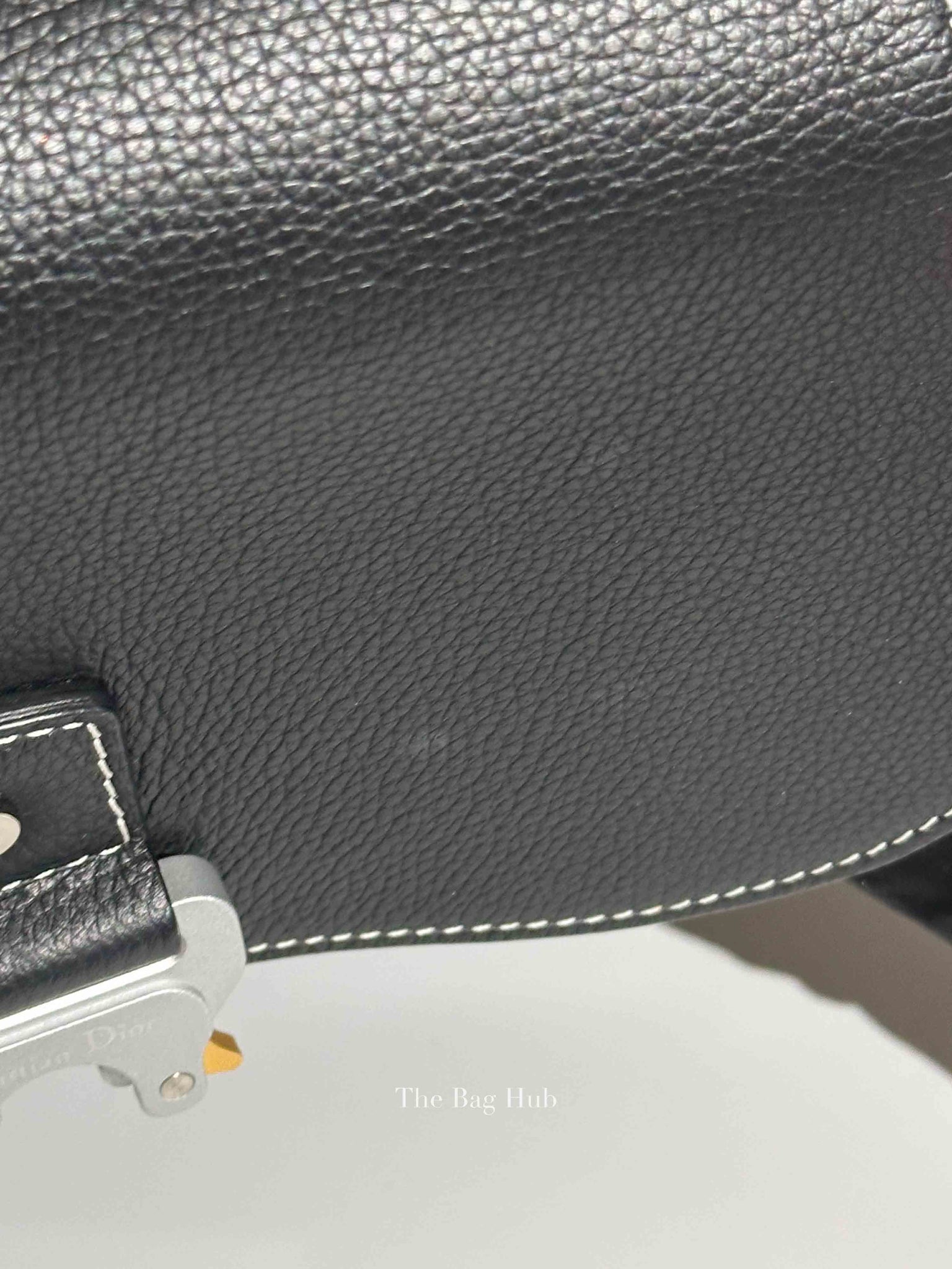 Dior Black Grained Calfskin Gallop Backpack