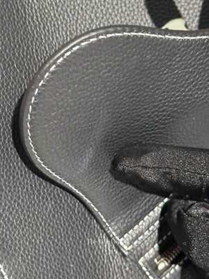 Dior Black Grained Calfskin Gallop Backpack