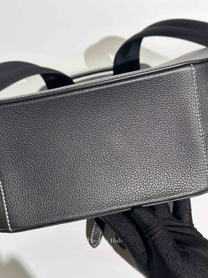Dior Black Grained Calfskin Gallop Backpack