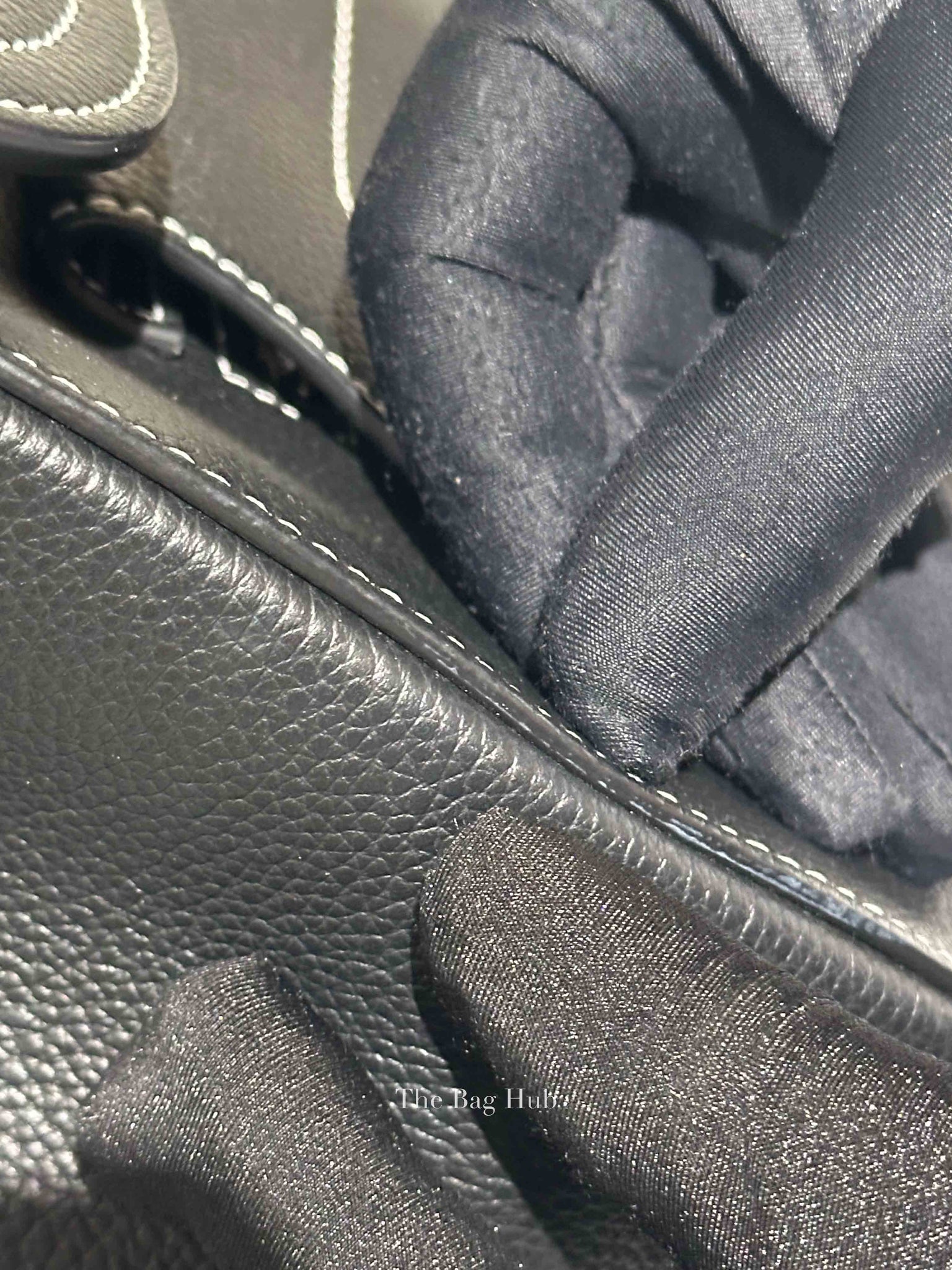 Dior Black Grained Calfskin Gallop Backpack