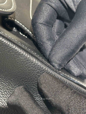 Dior Black Grained Calfskin Gallop Backpack