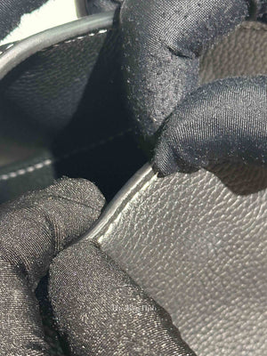Dior Black Grained Calfskin Gallop Backpack