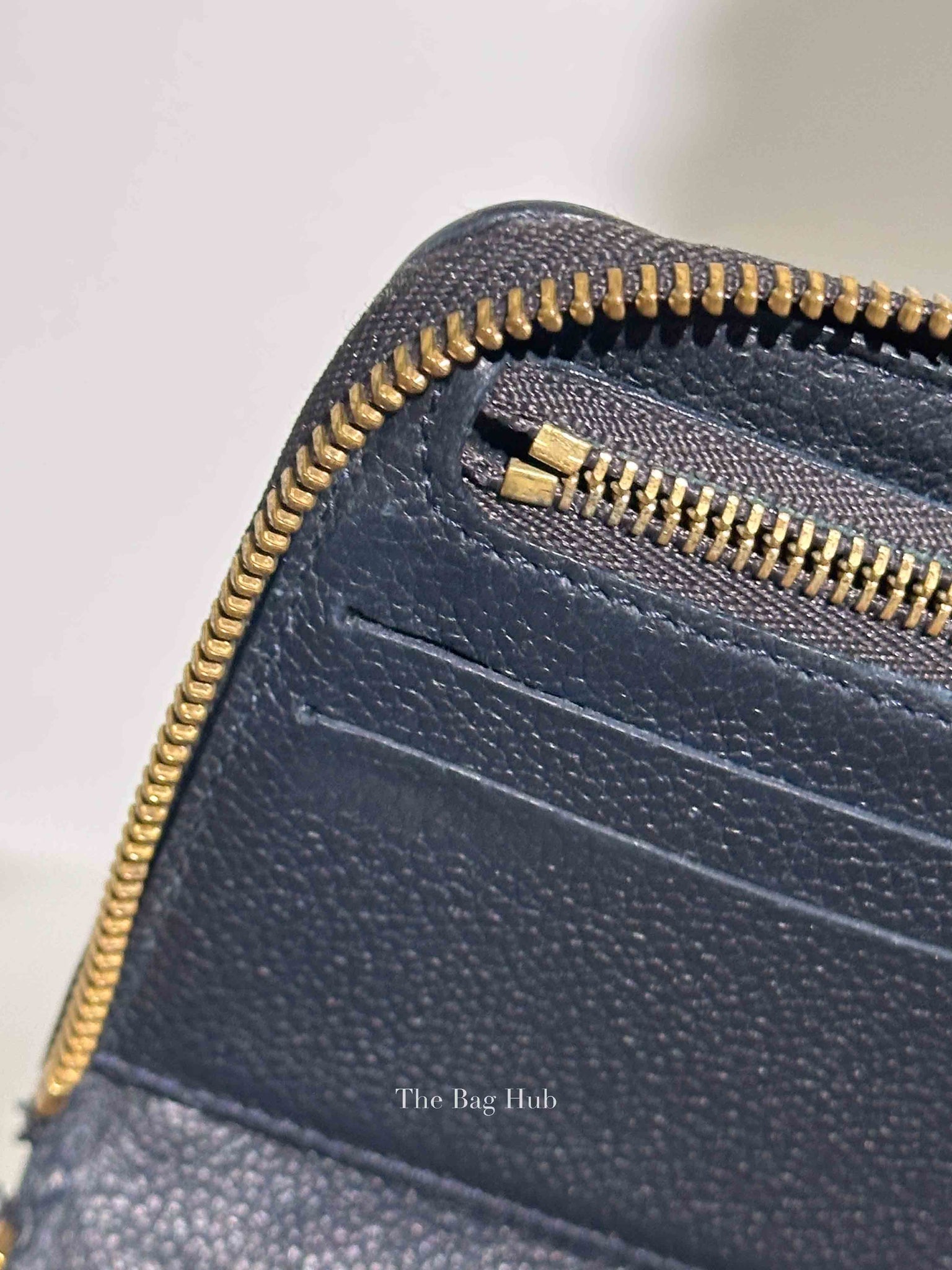 Louis Vuitton Blue Monogram Empreinte Secret Wallet