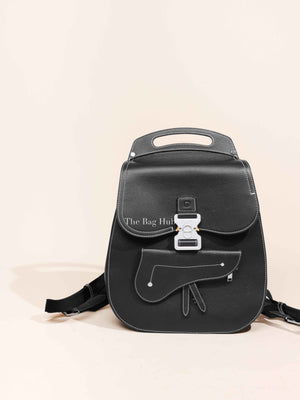 Dior Black Grained Calfskin Gallop Backpack