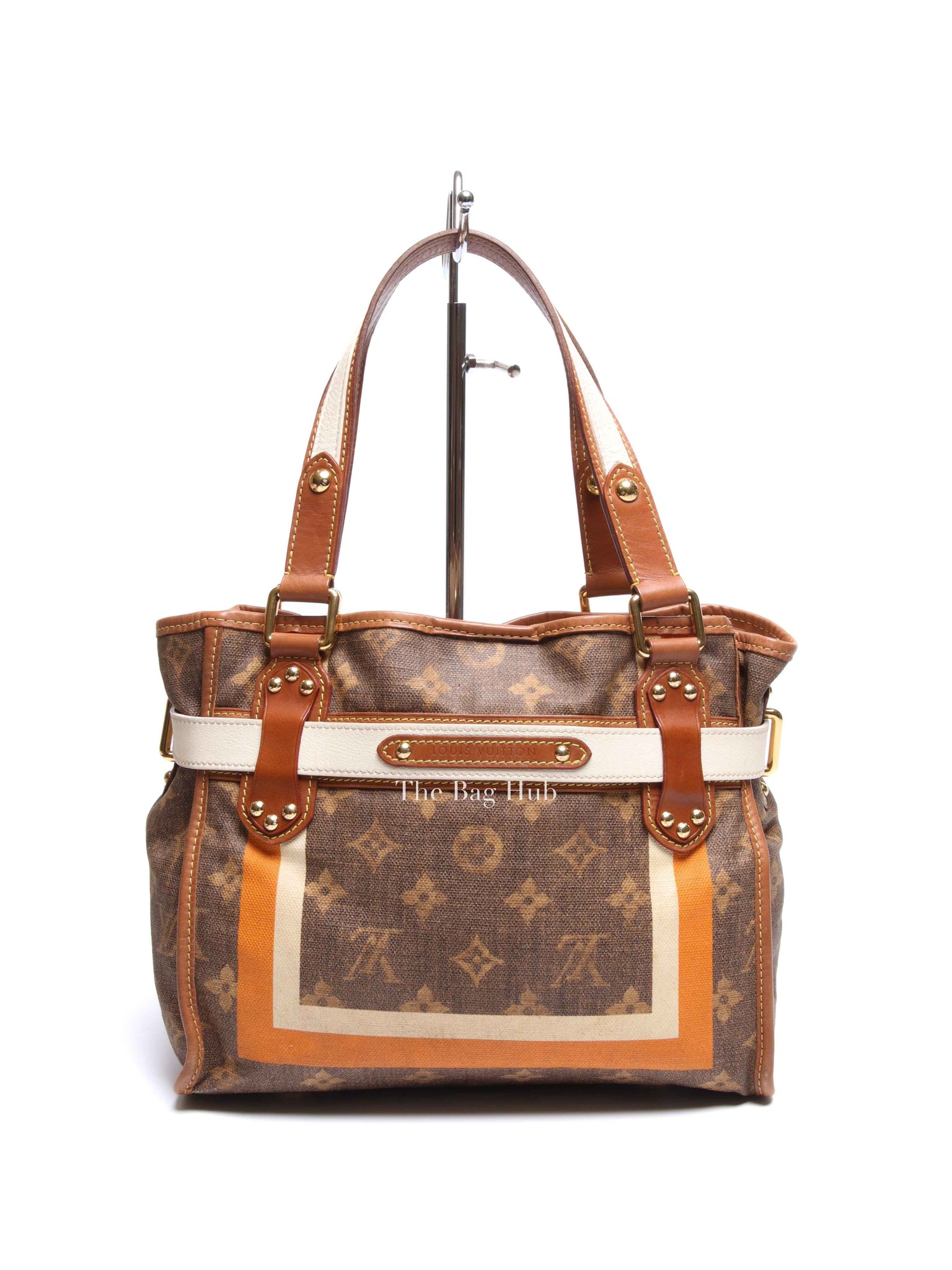 Louis Vuitton Monogram Tisse Rayures PM Tote Bag
