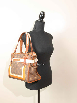 Louis Vuitton Monogram Tisse Rayures PM Tote Bag