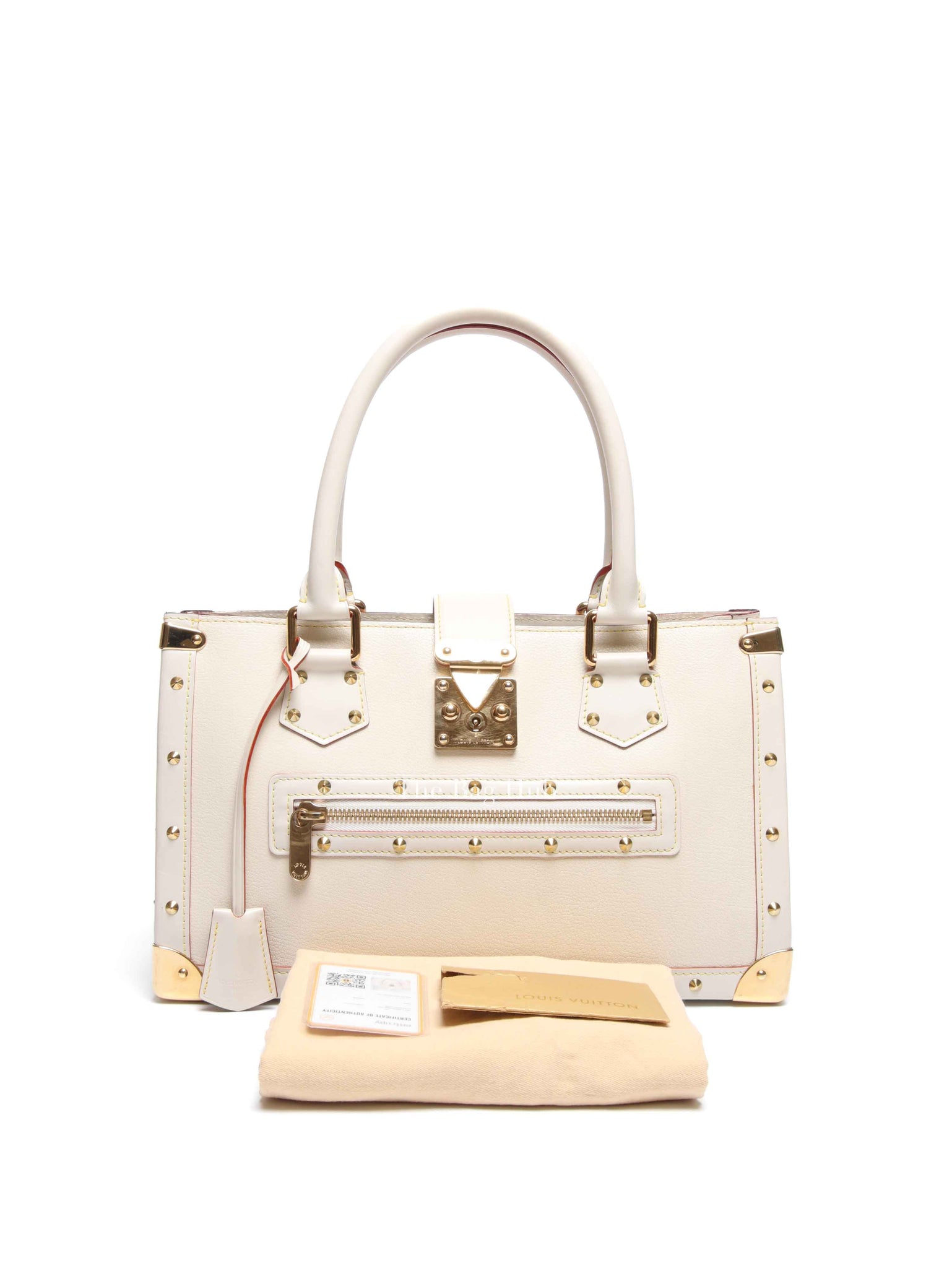 Louis Vuitton White Suhali Leather Le Fabuleux Bag