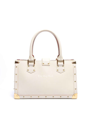 Louis Vuitton White Suhali Leather Le Fabuleux Bag