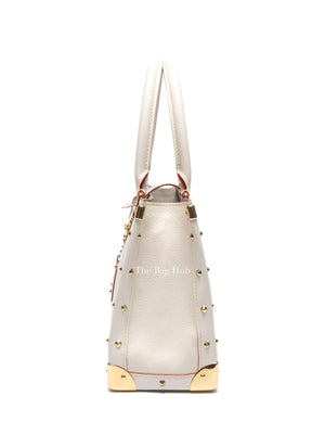 Louis Vuitton White Suhali Leather Le Fabuleux Bag