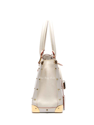Louis Vuitton White Suhali Leather Le Fabuleux Bag