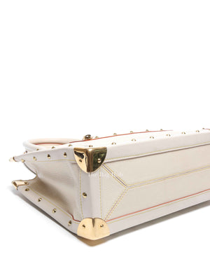Louis Vuitton White Suhali Leather Le Fabuleux Bag