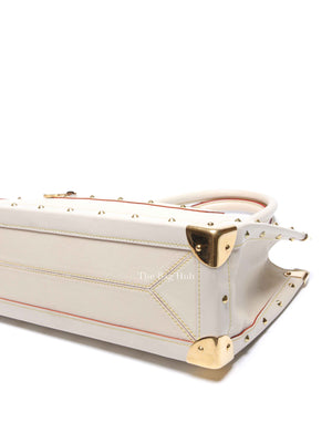 Louis Vuitton White Suhali Leather Le Fabuleux Bag