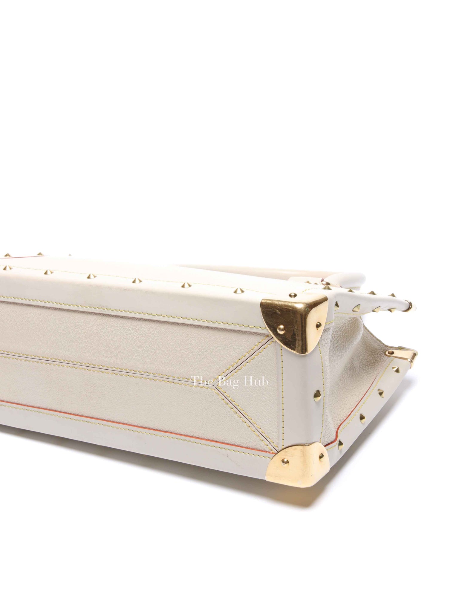 Louis Vuitton White Suhali Leather Le Fabuleux Bag