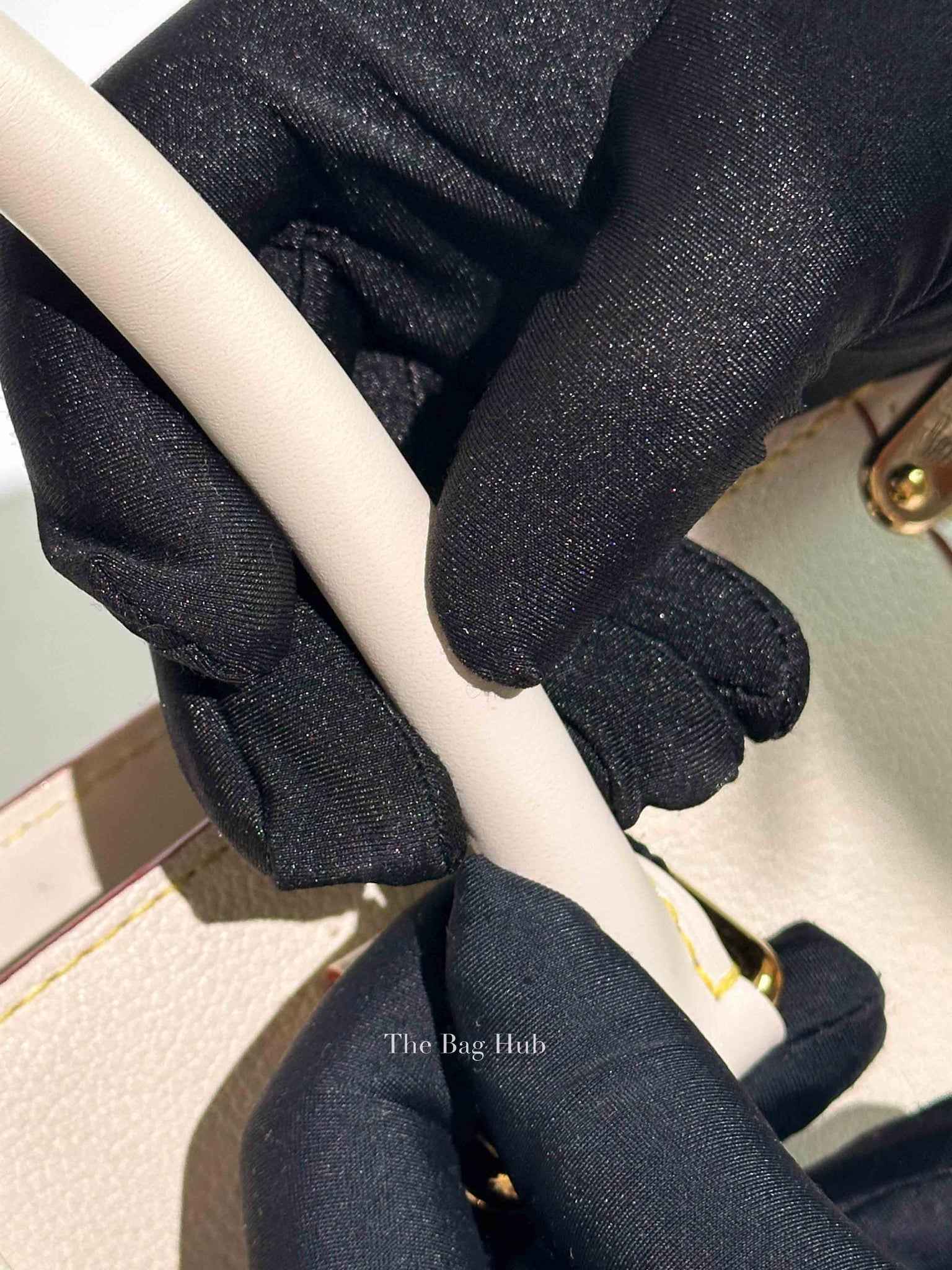 Louis Vuitton White Suhali Leather Le Fabuleux Bag
