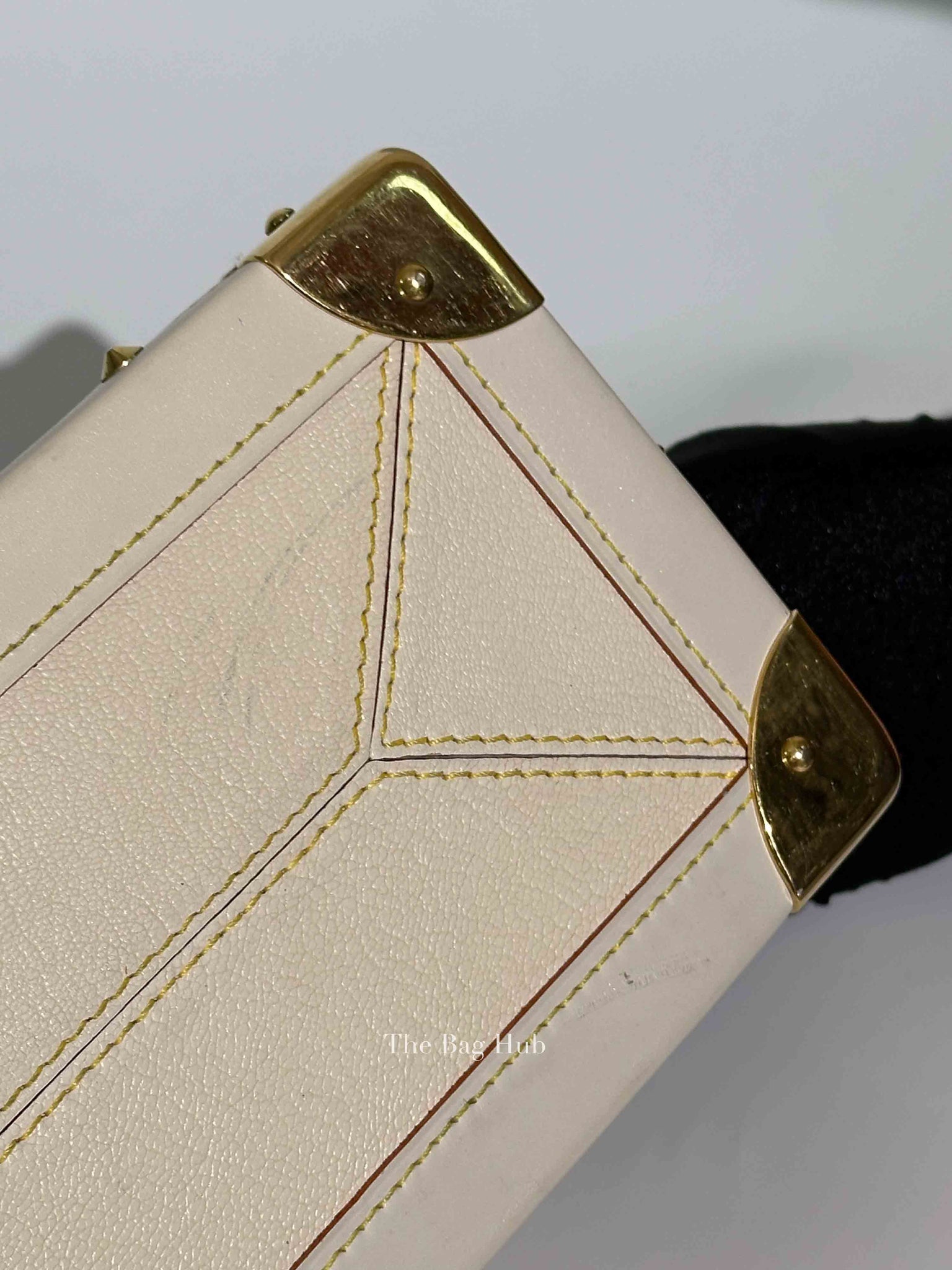Louis Vuitton White Suhali Leather Le Fabuleux Bag