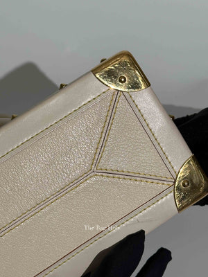 Louis Vuitton White Suhali Leather Le Fabuleux Bag