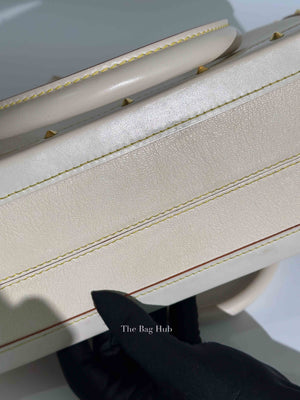 Louis Vuitton White Suhali Leather Le Fabuleux Bag