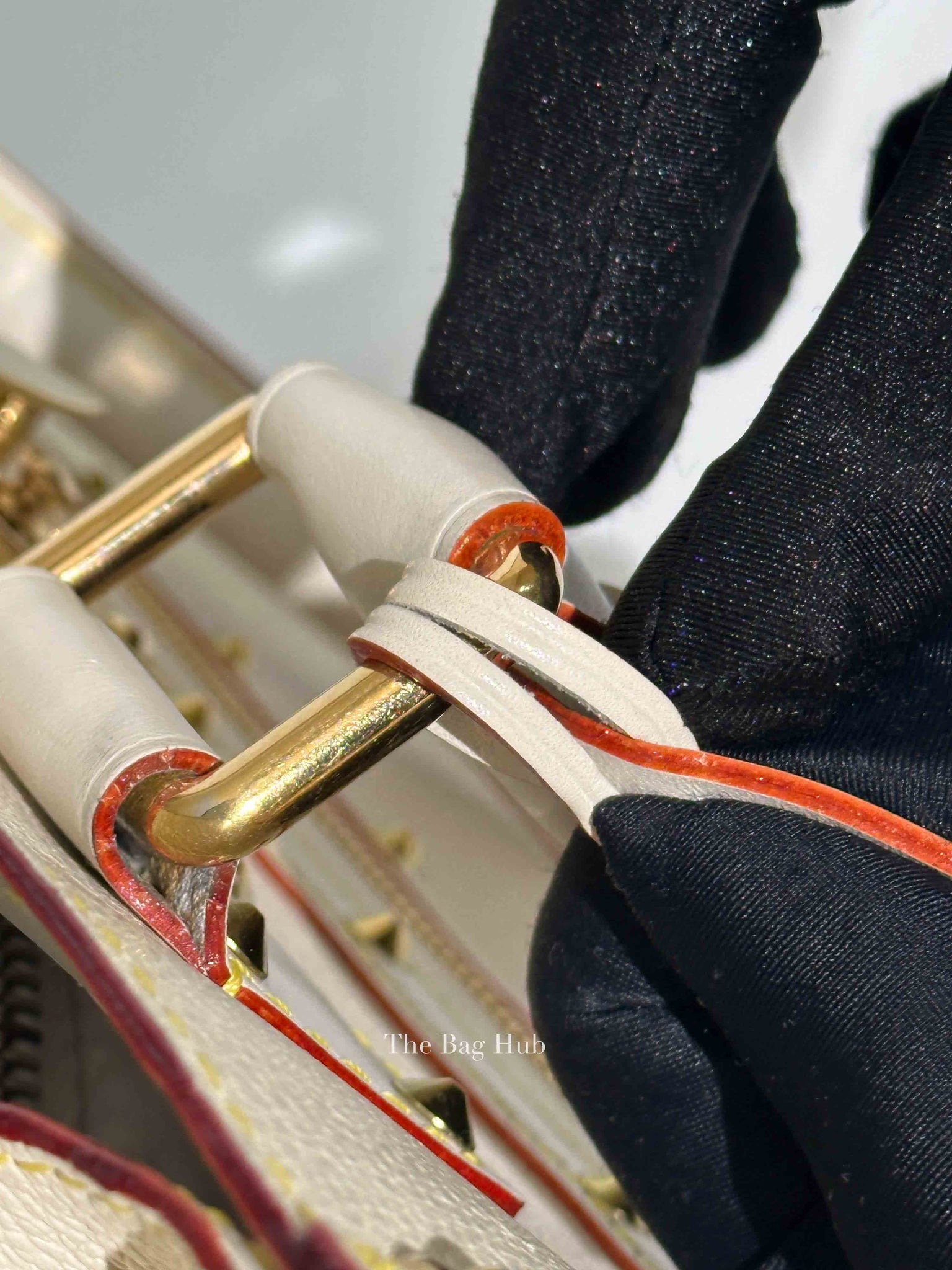 Louis Vuitton White Suhali Leather Le Fabuleux Bag