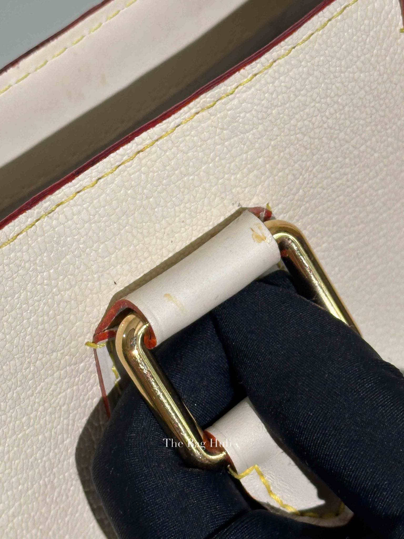 Louis Vuitton White Suhali Leather Le Fabuleux Bag
