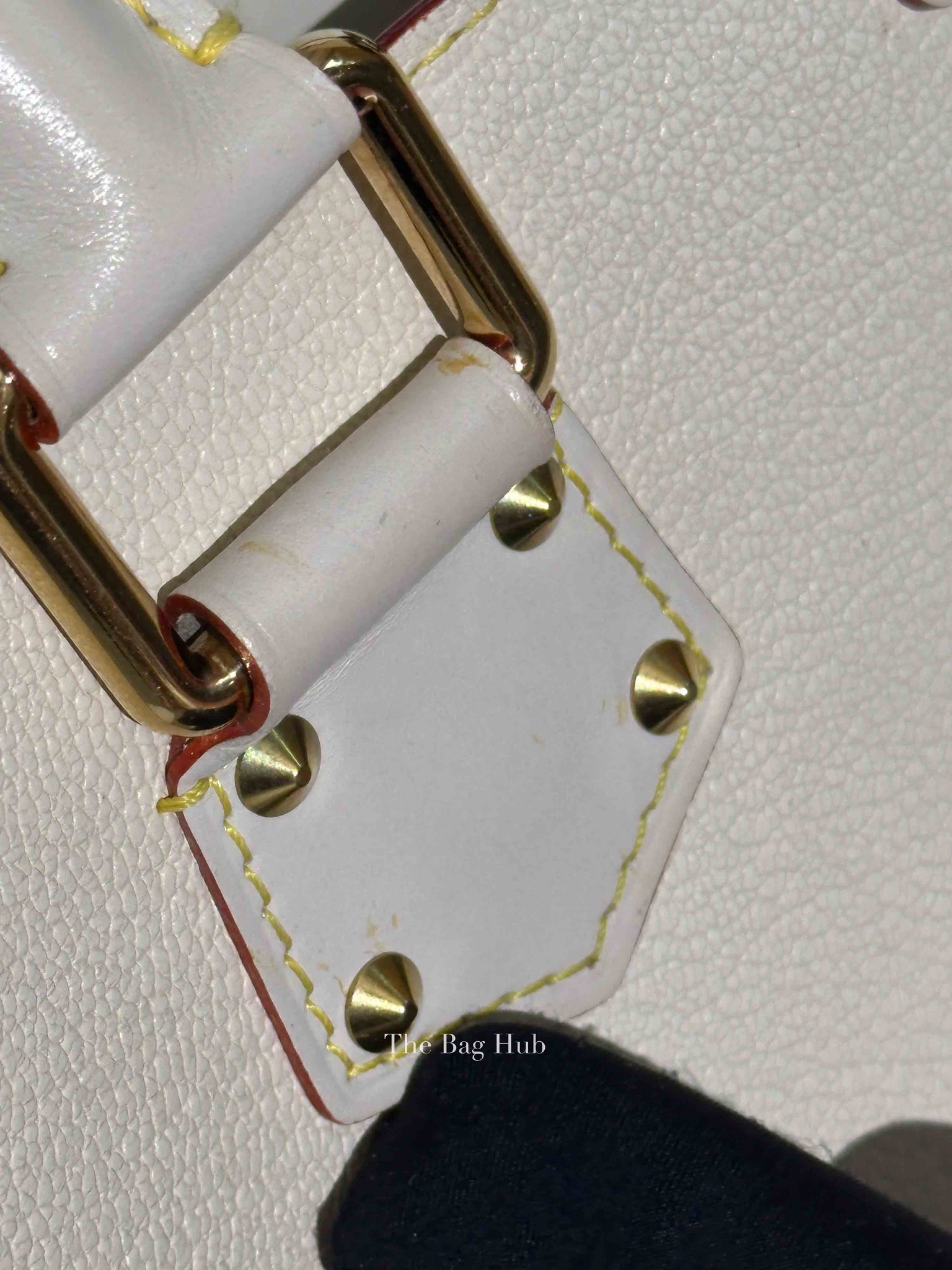 Louis Vuitton White Suhali Leather Le Fabuleux Bag