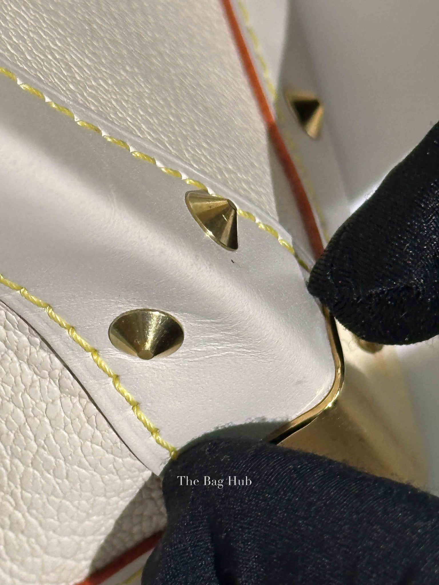 Louis Vuitton White Suhali Leather Le Fabuleux Bag