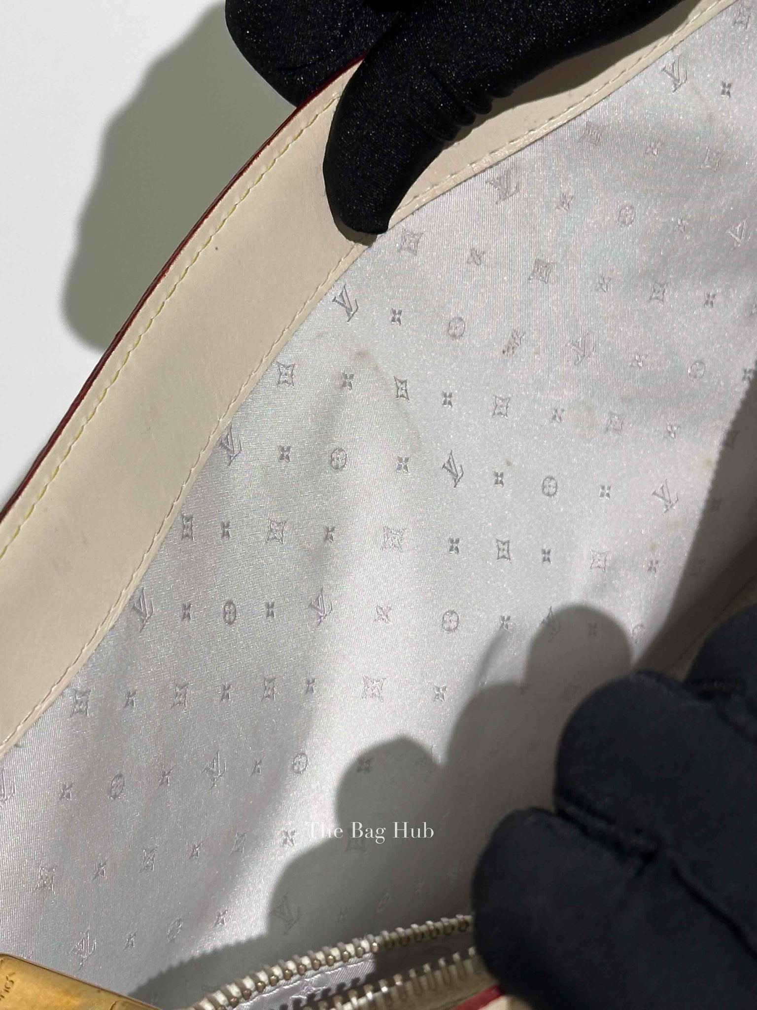 Louis Vuitton White Suhali Leather Le Fabuleux Bag