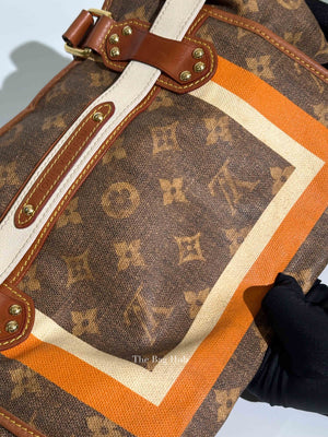 Louis Vuitton Monogram Tisse Rayures PM Tote Bag