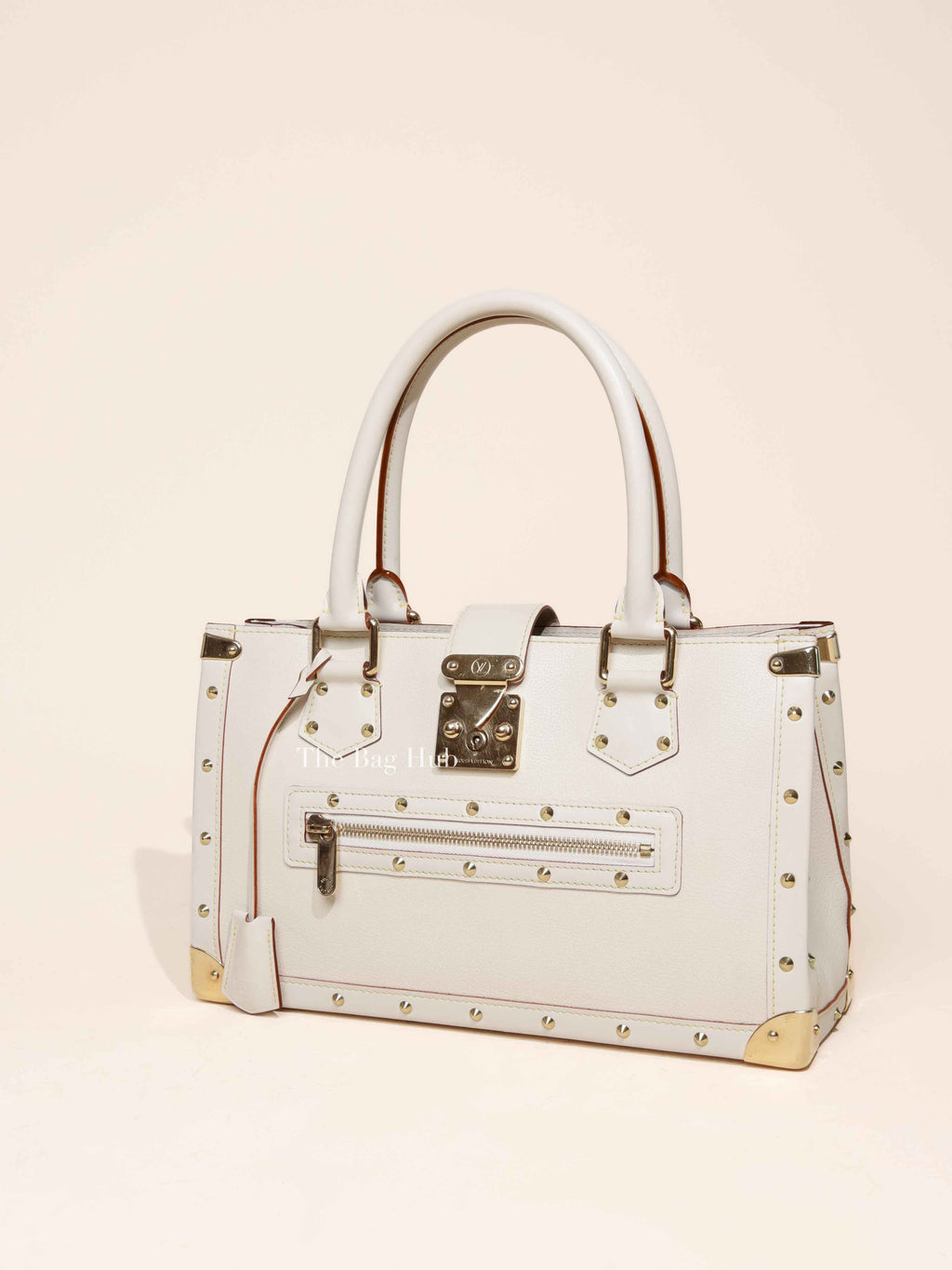 Louis Vuitton White Suhali Leather Le Fabuleux Bag