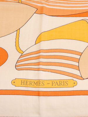 Hermes Cashmere Silk Thalassa Shawl 140
