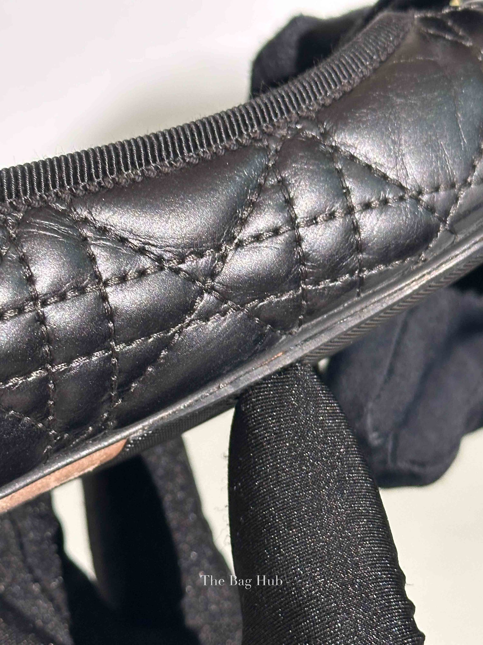 Christian Dior Black Quilted Cannage My Dior Ballet Flats Size 35.5D