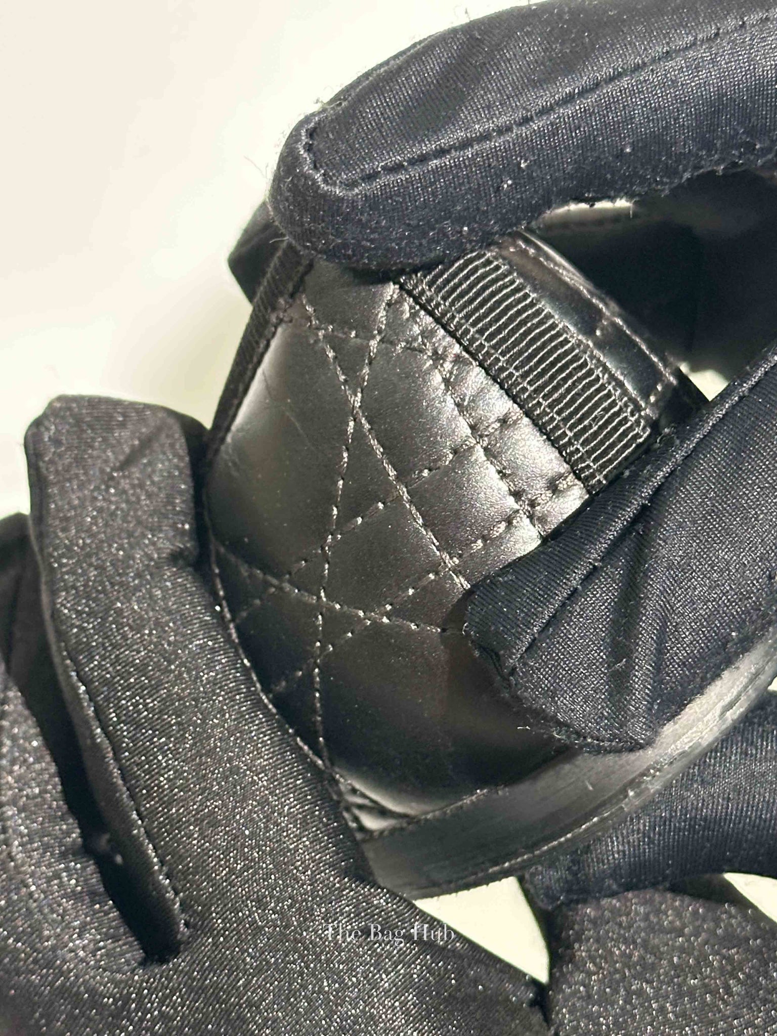 Christian Dior Black Quilted Cannage My Dior Ballet Flats Size 35.5D