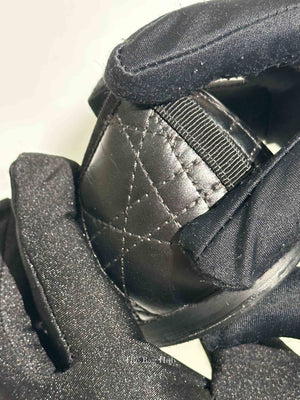 Christian Dior Black Quilted Cannage My Dior Ballet Flats Size 35.5D
