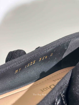 Christian Dior Black Quilted Cannage My Dior Ballet Flats Size 35.5D