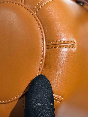 Chloe Caramel Leather Shoulder Bucket Bag