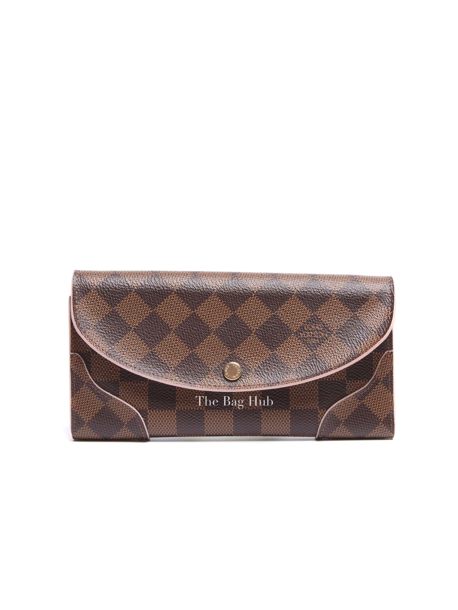 Louis Vuitton Pink Damier Ebene Canvas Caissa Wallet