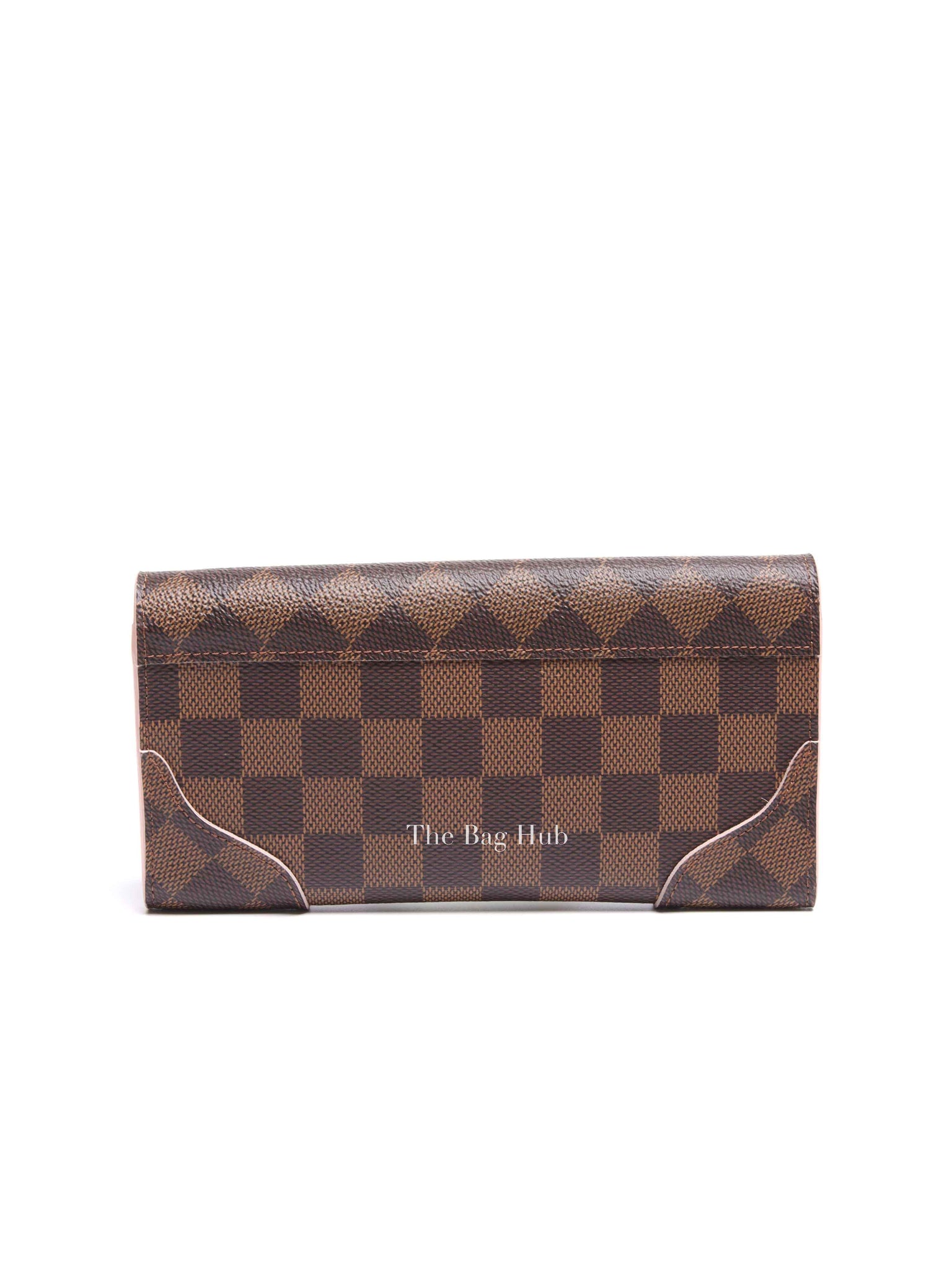 Louis Vuitton Pink Damier Ebene Canvas Caissa Wallet