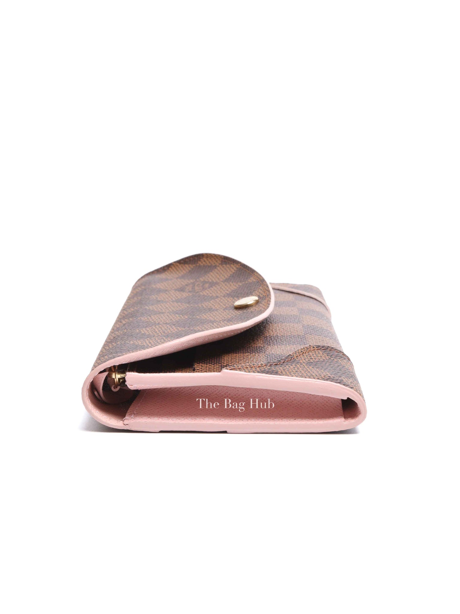 Louis Vuitton Pink Damier Ebene Canvas Caissa Wallet