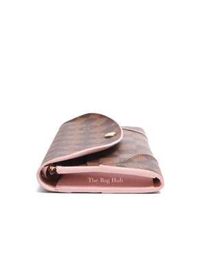 Louis Vuitton Pink Damier Ebene Canvas Caissa Wallet