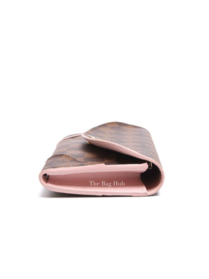 Louis Vuitton Pink Damier Ebene Canvas Caissa Wallet
