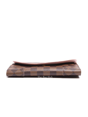 Louis Vuitton Pink Damier Ebene Canvas Caissa Wallet