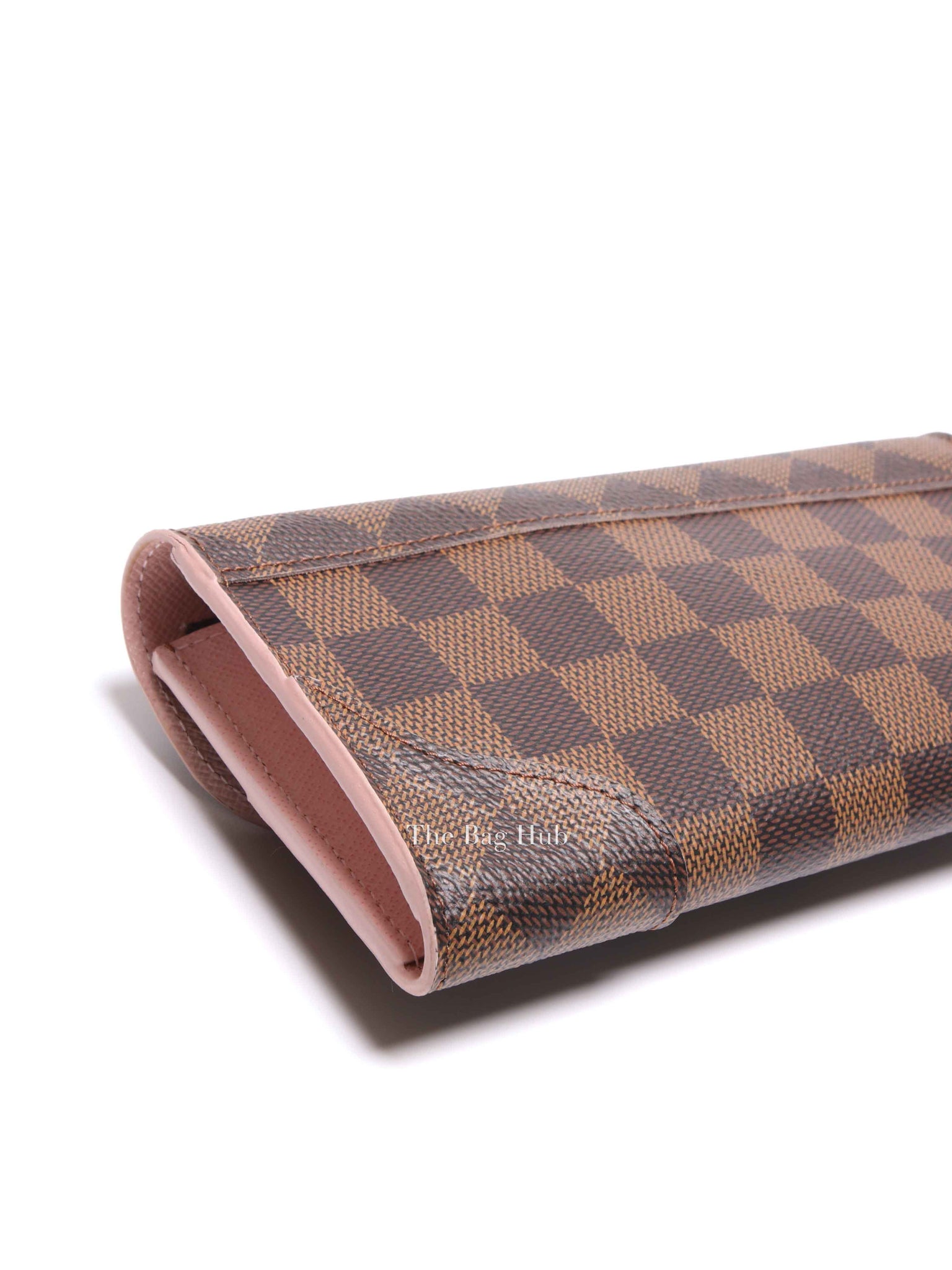 Louis Vuitton Pink Damier Ebene Canvas Caissa Wallet