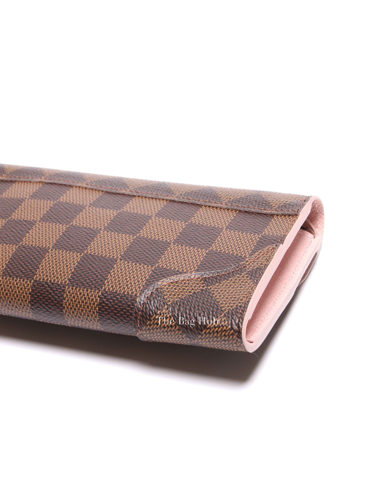 Louis Vuitton Pink Damier Ebene Canvas Caissa Wallet