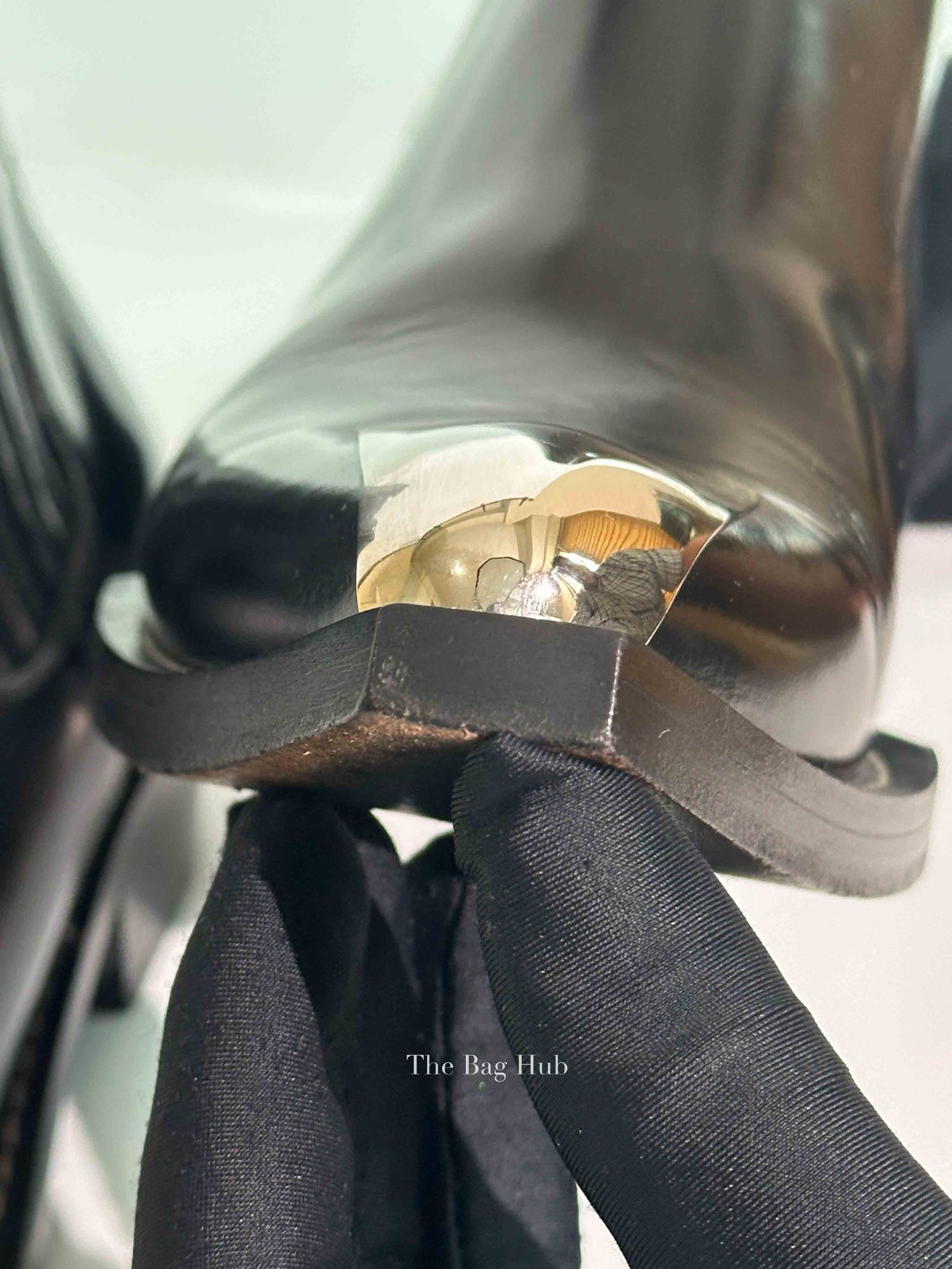 Louis Vuitton Black Leather Metal Captoe Cosplay Ankle Boots Size 38