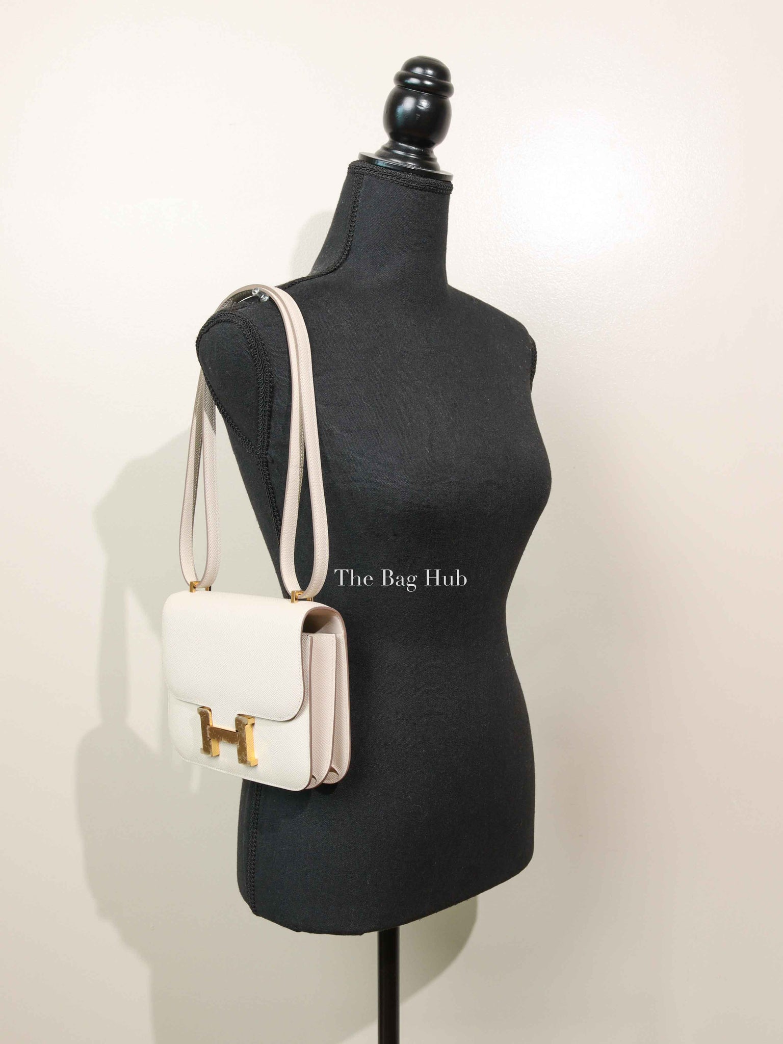 Hermes Craie Epsom Leather Constance Mini Bag